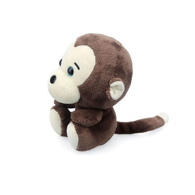 Pelez l'oreiller amical de peluche de singe de remplissage de coton de polypropylène