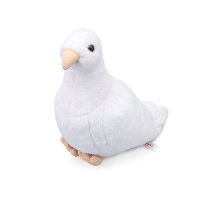 Colombe blanche innovatrice Toy With Polypropylene Cotton Filling d'OEM