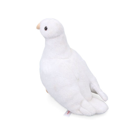 Colombe blanche innovatrice Toy With Polypropylene Cotton Filling d'OEM