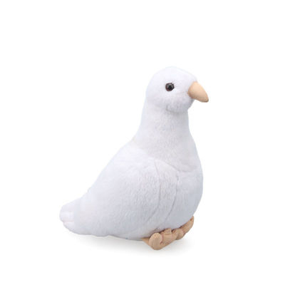 Colombe blanche innovatrice Toy With Polypropylene Cotton Filling d'OEM