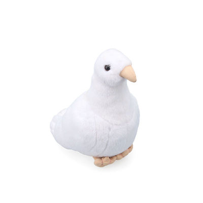Colombe blanche innovatrice Toy With Polypropylene Cotton Filling d'OEM