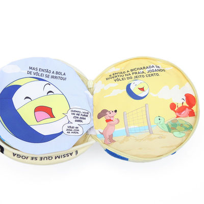 Livre non déchiré de boule de peluche d'ODM avec la fermeture de tirette