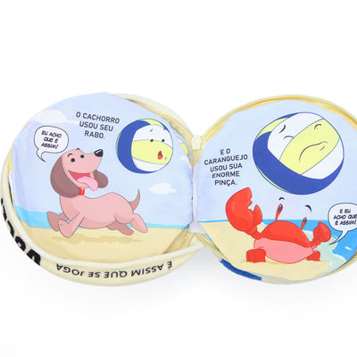 Livre non déchiré de boule de peluche d'ODM avec la fermeture de tirette