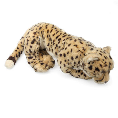 Jouets amicaux de peluche de Jaguar de simulation de la peau 50cm