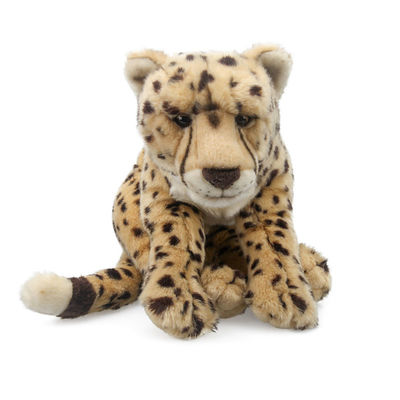 Jouets amicaux de peluche de Jaguar de simulation de la peau 50cm