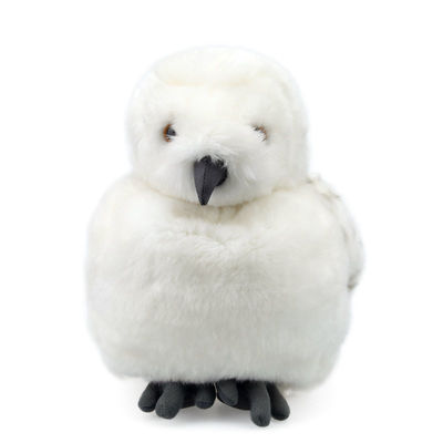 Chef lavable Owl Plush Toy blanc rotatif de la machine EN71