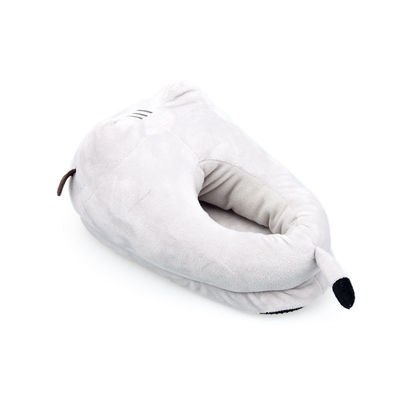 Pantoufles mignonnes chaudes épaisses de peluche de conception d'OEM pour la maison