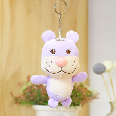 ODM de Tiger Plush Toy de zodiaque de bande dessinée du remplissage 12cm de coton de pp