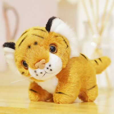Remplissage de coton de Tiger Stuffed Doll With Polypropylene de simulation d'EN71 25cm