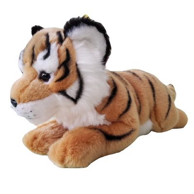 Remplissage de coton de Tiger Stuffed Doll With Polypropylene de simulation d'EN71 25cm