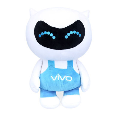ISO9001 a délivré un certificat le jouet d'entreprise 30cm de peluche de mascotte de Vivo