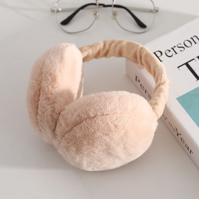 Bouche-oreilles pliables de peluche courte chaude d'OEM/ODM pour l'hiver