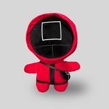 peluche rose orientée Toy Cotton For Children de jeu de calmar de soldats de 15cm