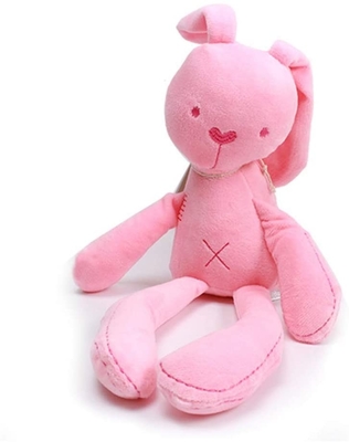 Matériel de coton de polypropylène d'oreilles de la norme 42cm Bunny Stuffed Toy With Long d'ASTM