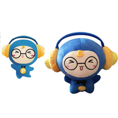 Jouets 100% de peluche de coton de la peluche pp de polyester d'ODM/OEM