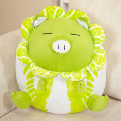 Jouets de porc de peluche standard d'ASTM/végétaux végétaux de chien