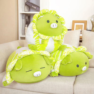 Jouets de porc de peluche standard d'ASTM/végétaux végétaux de chien