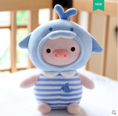 Jouets de peluche de porc de bande dessinée de Kawaii avec le remplissage de coton de pp