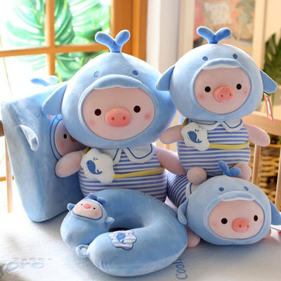 Jouets de peluche de porc de bande dessinée de Kawaii avec le remplissage de coton de pp