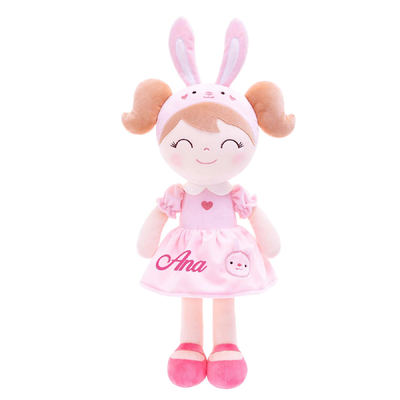 Belle fille habillant le remplisseur 25cm de coton des jouets pp de peluche d'Anime pour des cadeaux