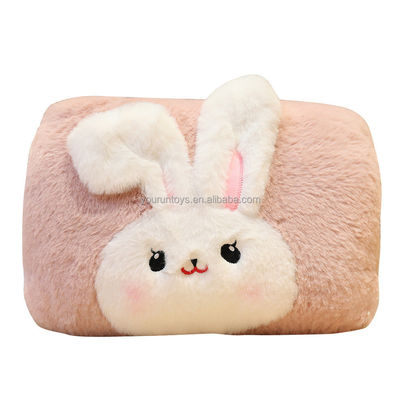 ISO9001 a délivré un certificat le bureau 100% de peluche de polyester Nap Pillow