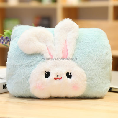 ISO9001 a délivré un certificat le bureau 100% de peluche de polyester Nap Pillow