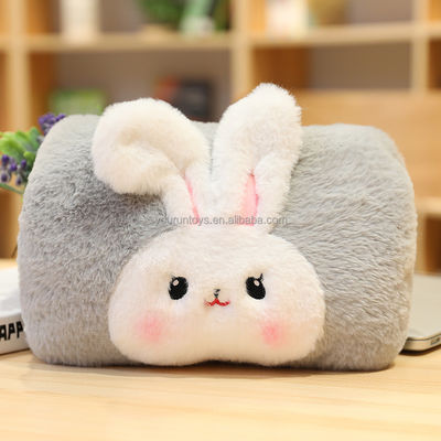 ISO9001 a délivré un certificat le bureau 100% de peluche de polyester Nap Pillow