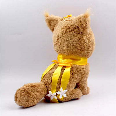 Cat Stuffed Plush Toy mignonne adaptée aux besoins du client 25cm pour le bébé