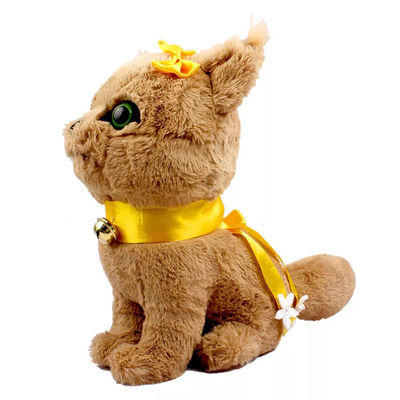 Cat Stuffed Plush Toy mignonne adaptée aux besoins du client 25cm pour le bébé
