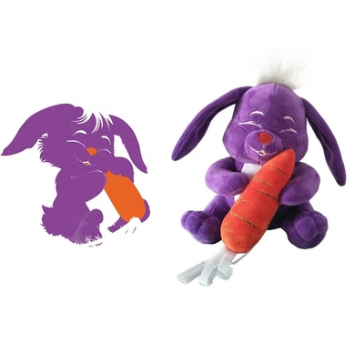 La peluche de Kawaii a bourré la certification de Bunny Toy With EN71
