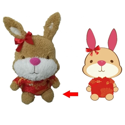 La peluche de Kawaii a bourré la certification de Bunny Toy With EN71