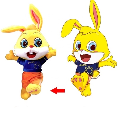La peluche de Kawaii a bourré la certification de Bunny Toy With EN71