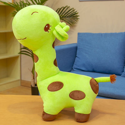 Les fabricants de Dongguan conçoivent Toy Giraffe Animal Soft Toy en fonction du client bourré par peluche
