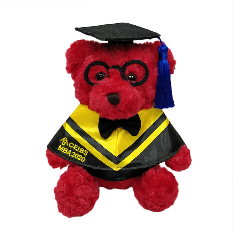 Enfants Doctorial rouges conformes mous de Teddy Bear Plush Toys For de chapeau