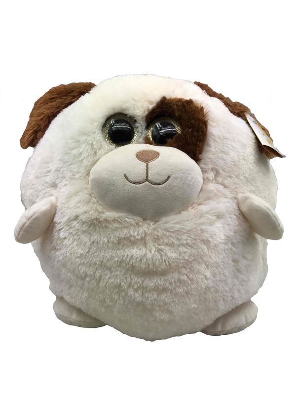 L'oreiller blanc mignon de sommeil de peluche de corgi pour l'OEM de lit a adapté le décor aux besoins du client de maison de peluche