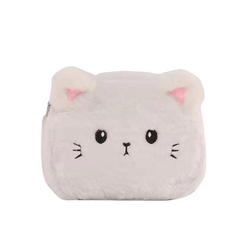 sac à dos mignon à princesse Girl Cross Body Cat Plush Bag Fluffy Baby de 12*20cm petit