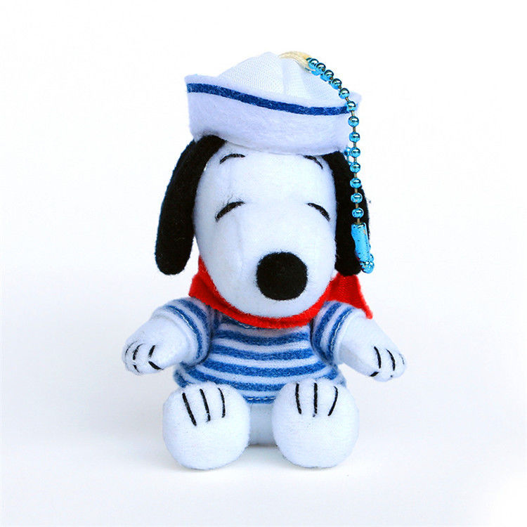 En gros le présent de 15 de cm de beau marin de Suit Snoopy Plush Little Boy pendants à chaînes principaux de sac