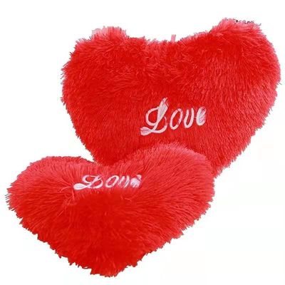 Peluche rouge Toy Gift de festival d'oreiller de peluche de voiture de mariage de tapisserie d'ameublement