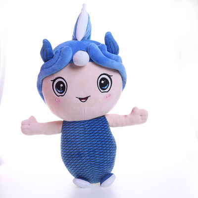 peluche bleue de sirène de peluche de 20cm pour que le bébé dorme avec