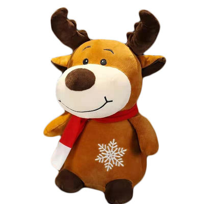 La peluche d'orignaux de Noël présente la peluche Toy For Tree Decorations de Noël