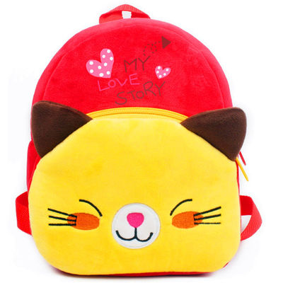 3 années de Cat Child Stuffed Animal Backpack de jardin d'enfants de sac fait sur commande de peluche