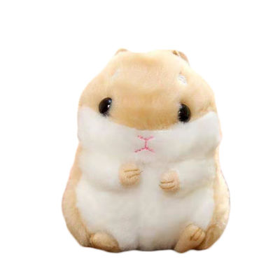 Cadeau d'anniversaire pendant de Chubby Hamster Plush Keychain Bag Mini Plush Doll