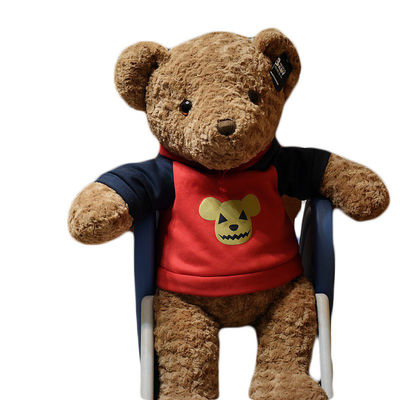 la poupée de Brown Rose Velvet Teddy Bear Plush du nègre 200g de 18cm a habillé le jouet câlin mignon