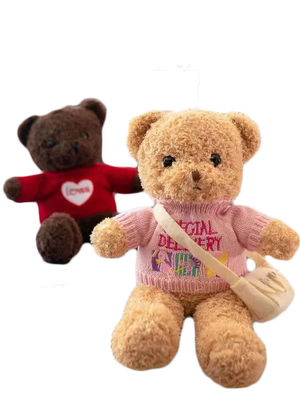 Teddy Bear Plush Toys With bourré par 30cm baladent le cadeau d'anniversaire des filles adapté aux besoins du client