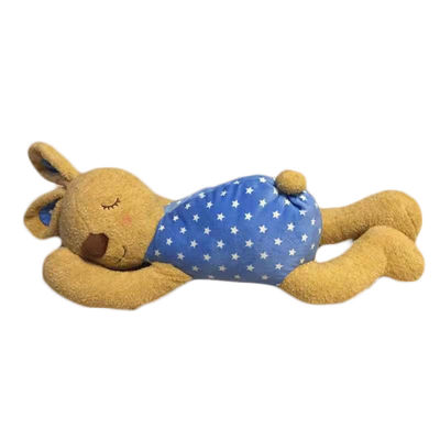 la peluche animale molle de 40cm joue le café ou le rose d'oreiller de peluche de lapin de sommeil