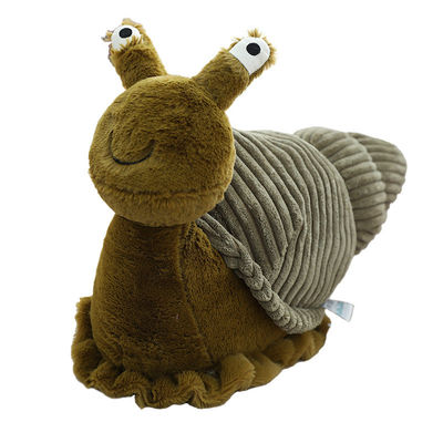 les enfants de peluche d'escargot de 28cm reposent le jouet de peluche d'escargot de garçon de coussin