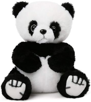 Peau faite sur commande amicale aucun effacement Panda Plush Toy s'asseyant