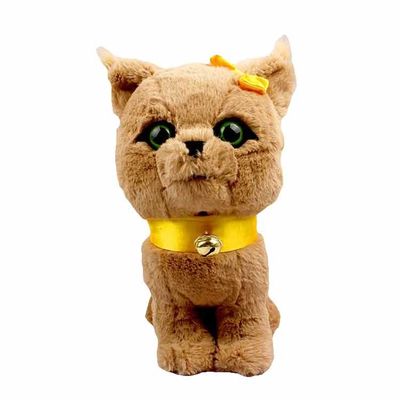 Cat Stuffed Plush Toy mignonne adaptée aux besoins du client 25cm pour le bébé